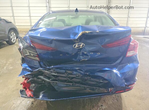 5NPD84LF5KH441422 2019 HYUNDAI ELANTRA Blue Հետևի տեսք