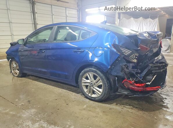 5NPD84LF5KH441422 2019 HYUNDAI ELANTRA Blue Հետևի ձախ