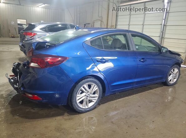 5NPD84LF5KH441422 2019 HYUNDAI ELANTRA Blue Հետևի աջ