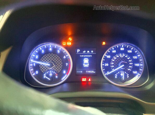 5NPD84LF5KH441422 2019 HYUNDAI ELANTRA Blue Սարքավորումների վահանակի տեսք
