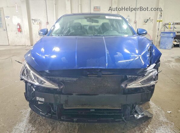 5NPD84LF5KH441422 2019 HYUNDAI ELANTRA Blue Դիմացի տեսք