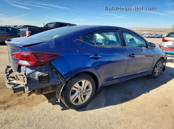 5NPD84LF5KH441467 2019 HYUNDAI ELANTRA Синий Задняя правая четверть