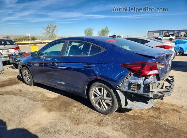5NPD84LF5KH441467 2019 HYUNDAI ELANTRA Синий Задняя левая четверть