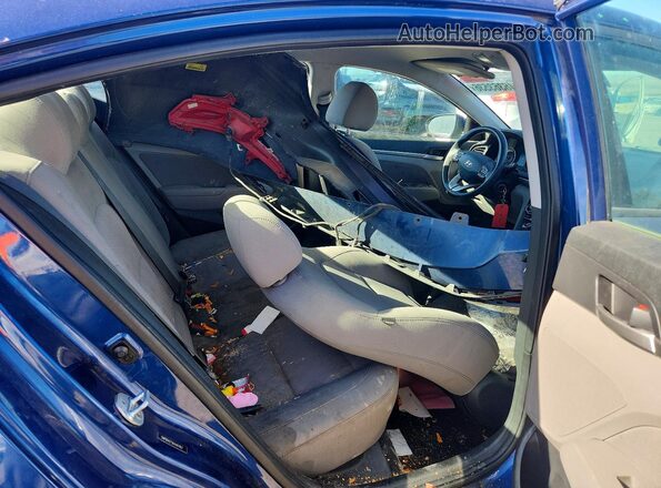 5NPD84LF5KH441467 2019 HYUNDAI ELANTRA Синий Вид задних сидений