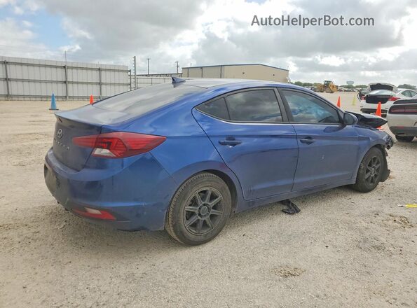 5NPD84LF5KH441484 2019 HYUNDAI ELANTRA Синий Задняя правая четверть