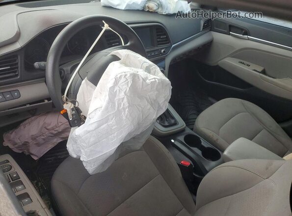 5NPD84LF5KH441484 2019 HYUNDAI ELANTRA Синий Вид панели приборов