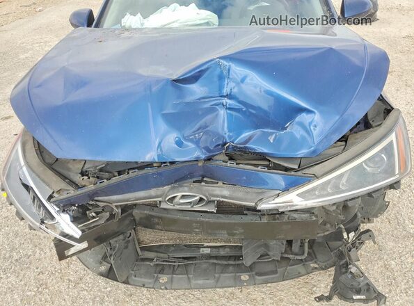 5NPD84LF5KH441484 2019 HYUNDAI ELANTRA Синий Вид задней части салона
