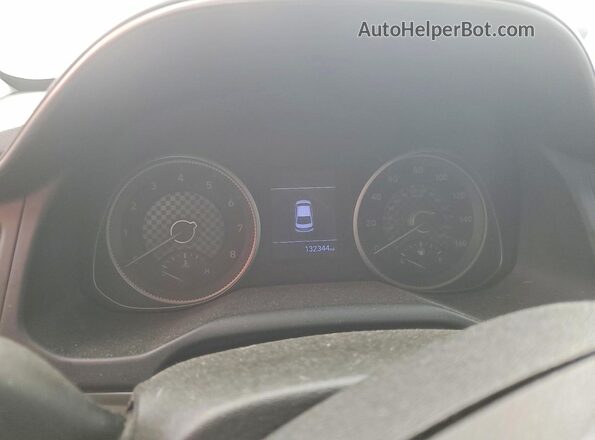 5NPD84LF5KH441484 2019 HYUNDAI ELANTRA Синий Вид щитка приборов