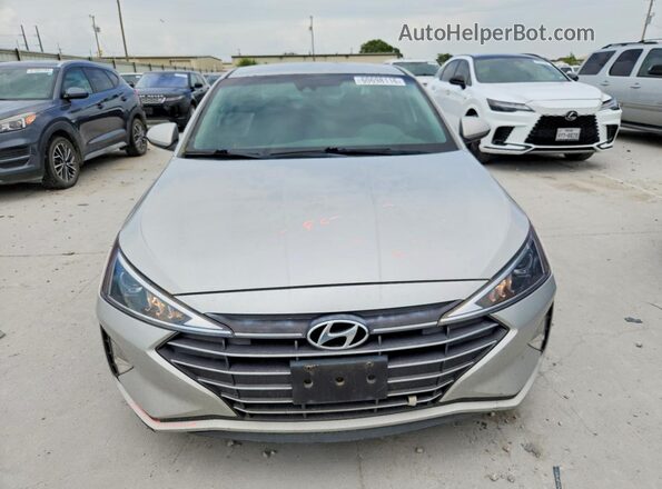 5NPD84LF5KH445258 2019 HYUNDAI ELANTRA Silver Vista frontal