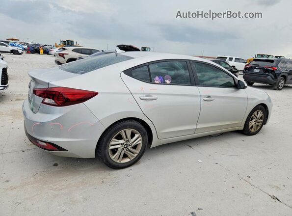 5NPD84LF5KH445258 2019 HYUNDAI ELANTRA Silver Trasero derecho