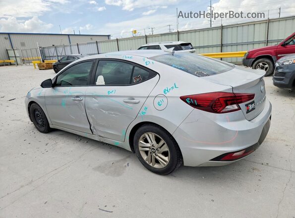 5NPD84LF5KH445258 2019 HYUNDAI ELANTRA Silver Trasero izquierdo