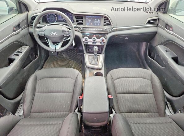 5NPD84LF5KH445258 2019 HYUNDAI ELANTRA Silver Vista del cuadro de instrumentos