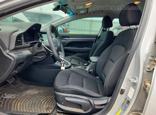 5NPD84LF5KH445258 2019 HYUNDAI ELANTRA Silver Vista del salpicadero