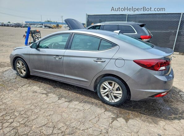5NPD84LF5KH450542 2019 HYUNDAI ELANTRA Gray Rear left