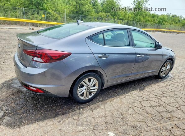 5NPD84LF5KH450542 2019 HYUNDAI ELANTRA Gray Rear right