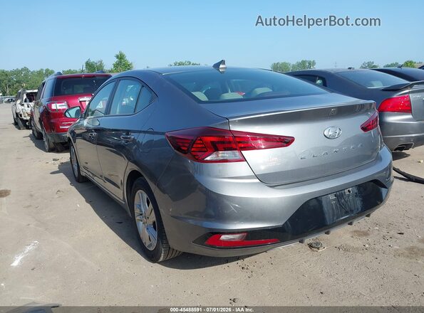 5NPD84LF5KH452789 2019 HYUNDAI ELANTRA Silver Задня ліва чверть