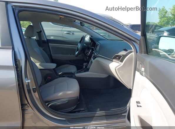 5NPD84LF5KH452789 2019 HYUNDAI ELANTRA Silver Вид салону спереду