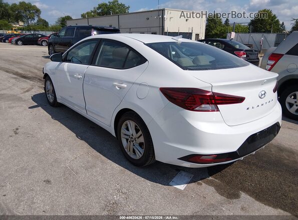 5NPD84LF5KH486084 2019 HYUNDAI ELANTRA White Задня ліва чверть