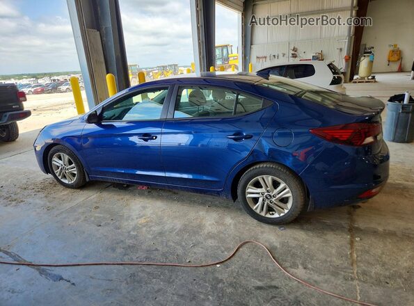 5NPD84LF5KH491575 2019 HYUNDAI ELANTRA Blue უკანა მარცხენა