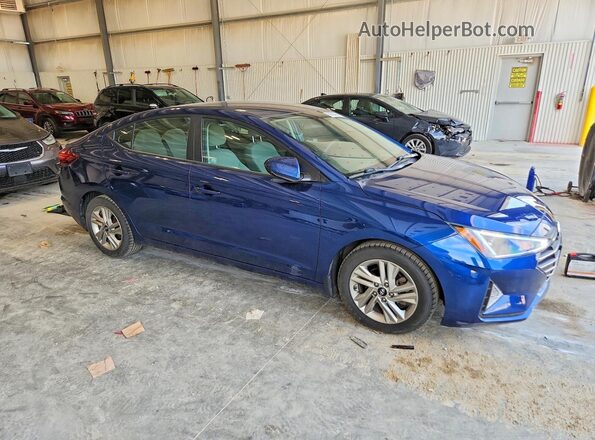 5NPD84LF5KH491575 2019 HYUNDAI ELANTRA Blue წინა მარჯვენა