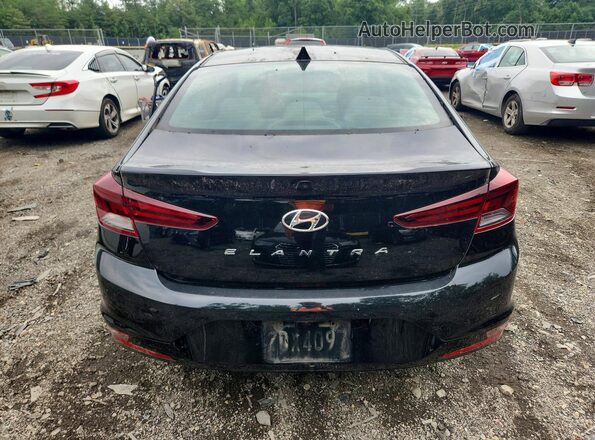 5NPD84LF5KH494962 2019 HYUNDAI ELANTRA Черный Вид сзади