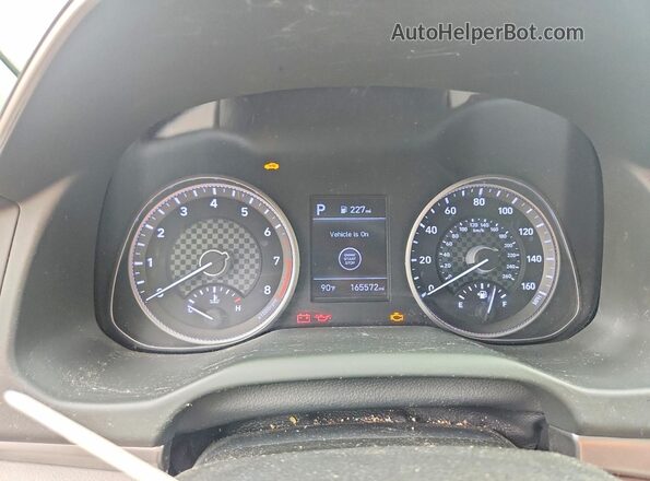 5NPD84LF5KH494962 2019 HYUNDAI ELANTRA Черный Вид щитка приборов