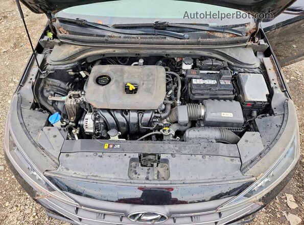 5NPD84LF5KH494962 2019 HYUNDAI ELANTRA Черный Вид задней части салона