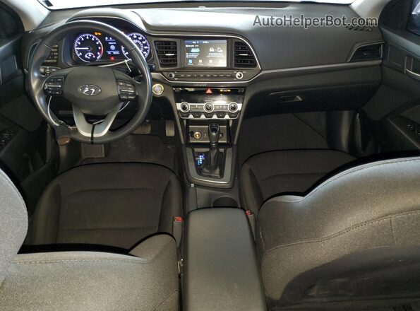 5NPD84LF5LH509932 2020 HYUNDAI ELANTRA Gray წინა პანელის ხედი