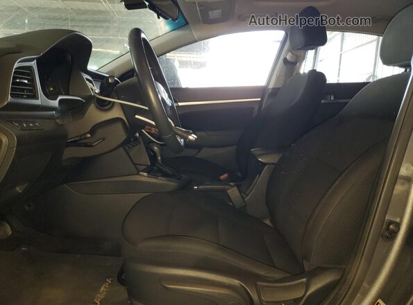 5NPD84LF5LH509932 2020 HYUNDAI ELANTRA Gray წინა სალონის ხედი