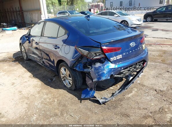 5NPD84LF5LH514550 2020 HYUNDAI ELANTRA Blue Rear left