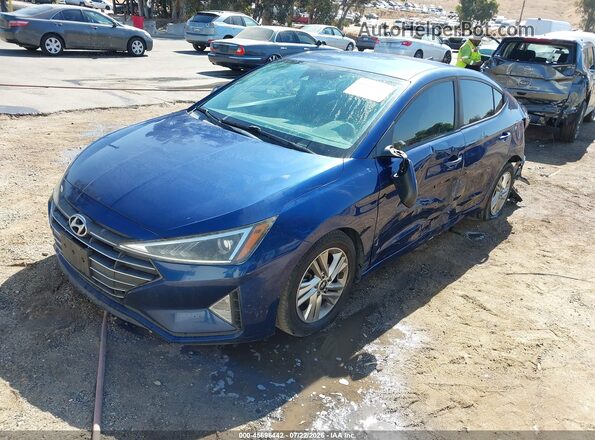 5NPD84LF5LH514550 2020 HYUNDAI ELANTRA Blue Front left