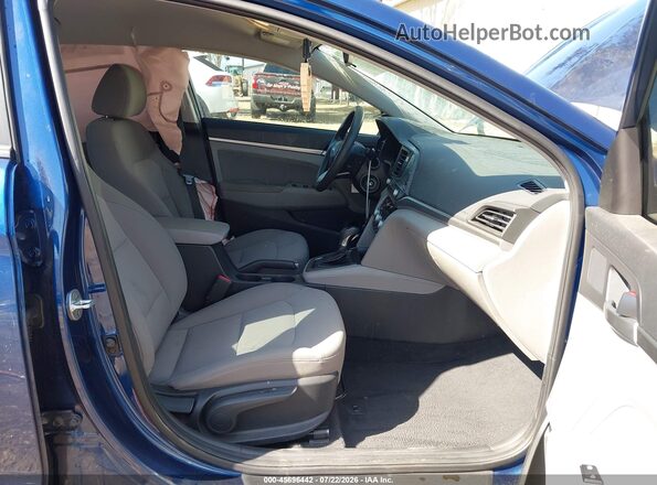 5NPD84LF5LH514550 2020 HYUNDAI ELANTRA Blue Front interior view