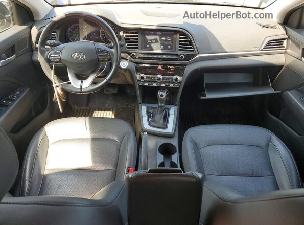 5NPD84LF5LH519652 2020 HYUNDAI ELANTRA Black Widok deski rozdzielczej