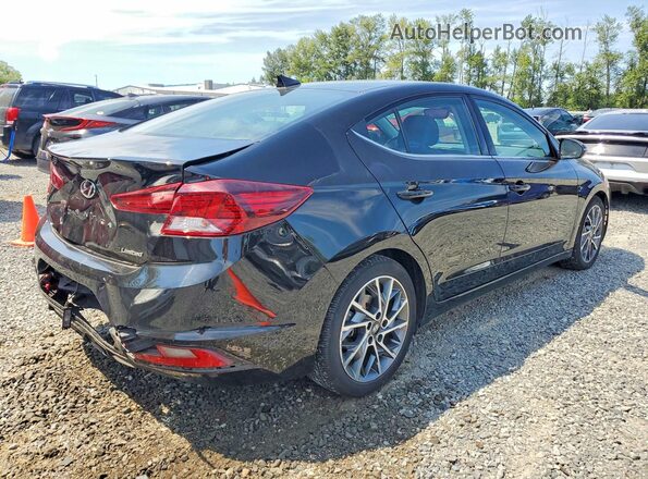 5NPD84LF5LH519652 2020 HYUNDAI ELANTRA Black Tył prawy