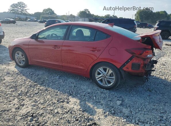 5NPD84LF5LH538492 2020 HYUNDAI ELANTRA Red უკანა მარცხენა