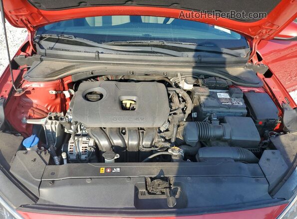 5NPD84LF5LH538492 2020 HYUNDAI ELANTRA Red უკანა სალონის ხედი