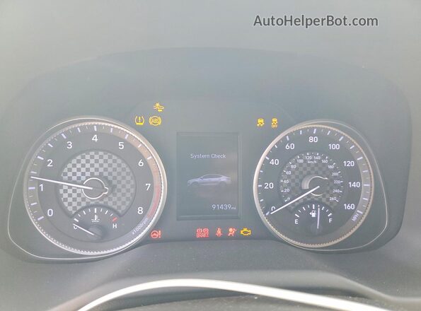 5NPD84LF5LH538492 2020 HYUNDAI ELANTRA Red ხელსაწყოთა პანელის ხედი