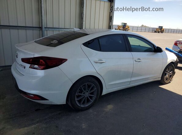 5NPD84LF5LH548567 2020 HYUNDAI ELANTRA White Trasero derecho