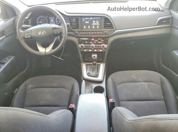 5NPD84LF5LH548567 2020 HYUNDAI ELANTRA White Vista del salpicadero