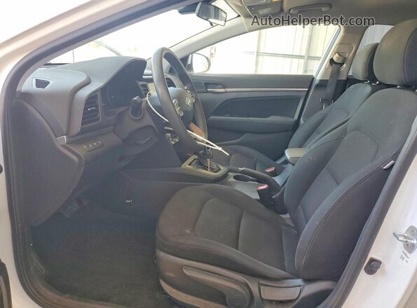 5NPD84LF5LH548567 2020 HYUNDAI ELANTRA White Vista interior delantera