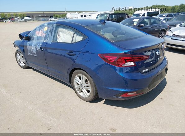 5NPD84LF5LH553994 2020 HYUNDAI ELANTRA Blue Հետևի ձախ