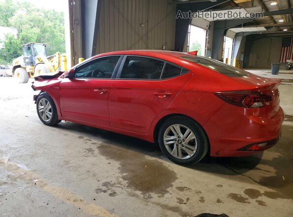 5NPD84LF5LH557401 2020 HYUNDAI ELANTRA Red Հետևի ձախ