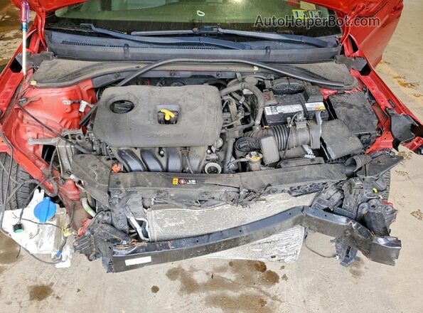 5NPD84LF5LH557401 2020 HYUNDAI ELANTRA Red Սալոնի հետևի տեսք