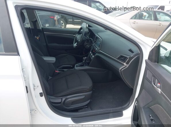 5NPD84LF5LH574201 2020 HYUNDAI ELANTRA White Вид салону спереду