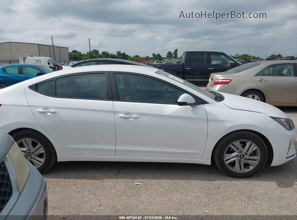 5NPD84LF5LH574201 2020 HYUNDAI ELANTRA White Вид задньої частини салону