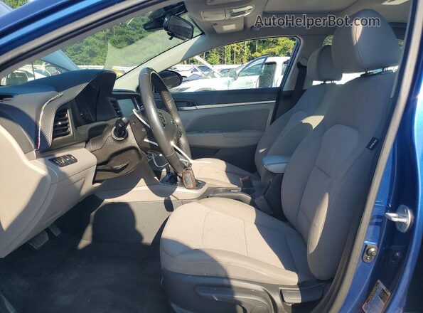 5NPD84LF5LH578555 2020 HYUNDAI ELANTRA Blue Вид салону спереду