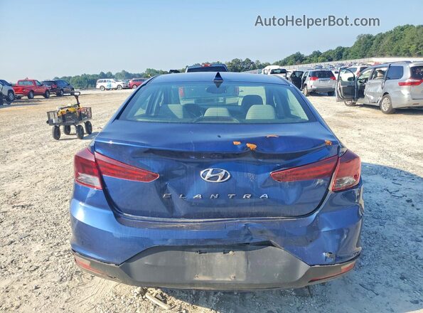 5NPD84LF5LH578555 2020 HYUNDAI ELANTRA Blue Вид ззаду