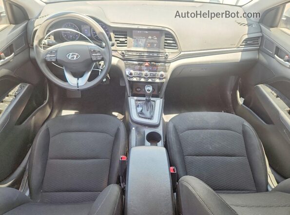 5NPD84LF5LH584095 2020 HYUNDAI ELANTRA White Widok deski rozdzielczej