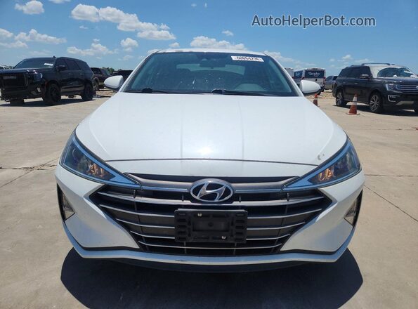 5NPD84LF5LH584095 2020 HYUNDAI ELANTRA White Widok z przodu