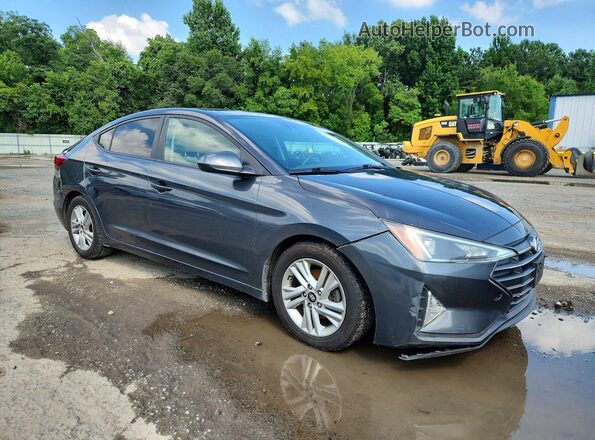 5NPD84LF5LH586770 2020 HYUNDAI ELANTRA Серый Передняя правая четверть